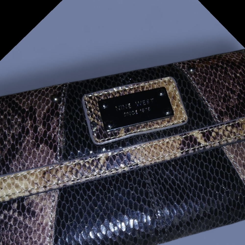 Nine West Snakeskin Clutch